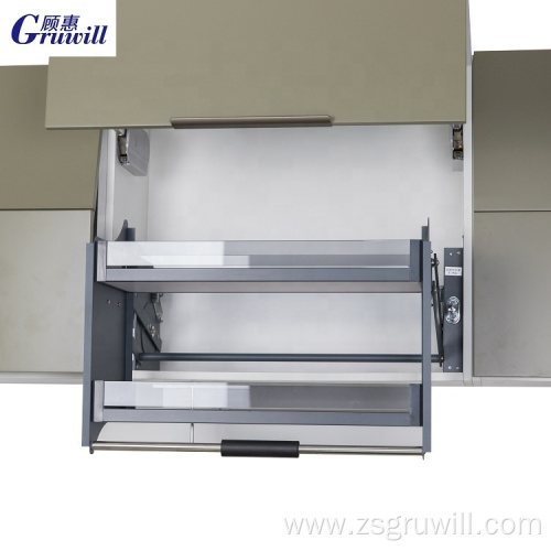 kitchen Pull Down Shelves Cabinet Elevator Basket